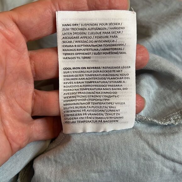 Brave soul size medium short sleeve light blue tshirt EUC - Picture 8 of 14